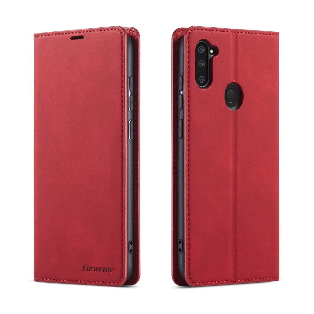 Galaxy A11 / M11 Wallet-Hülle – mit Kartenfächer & Stoßfest