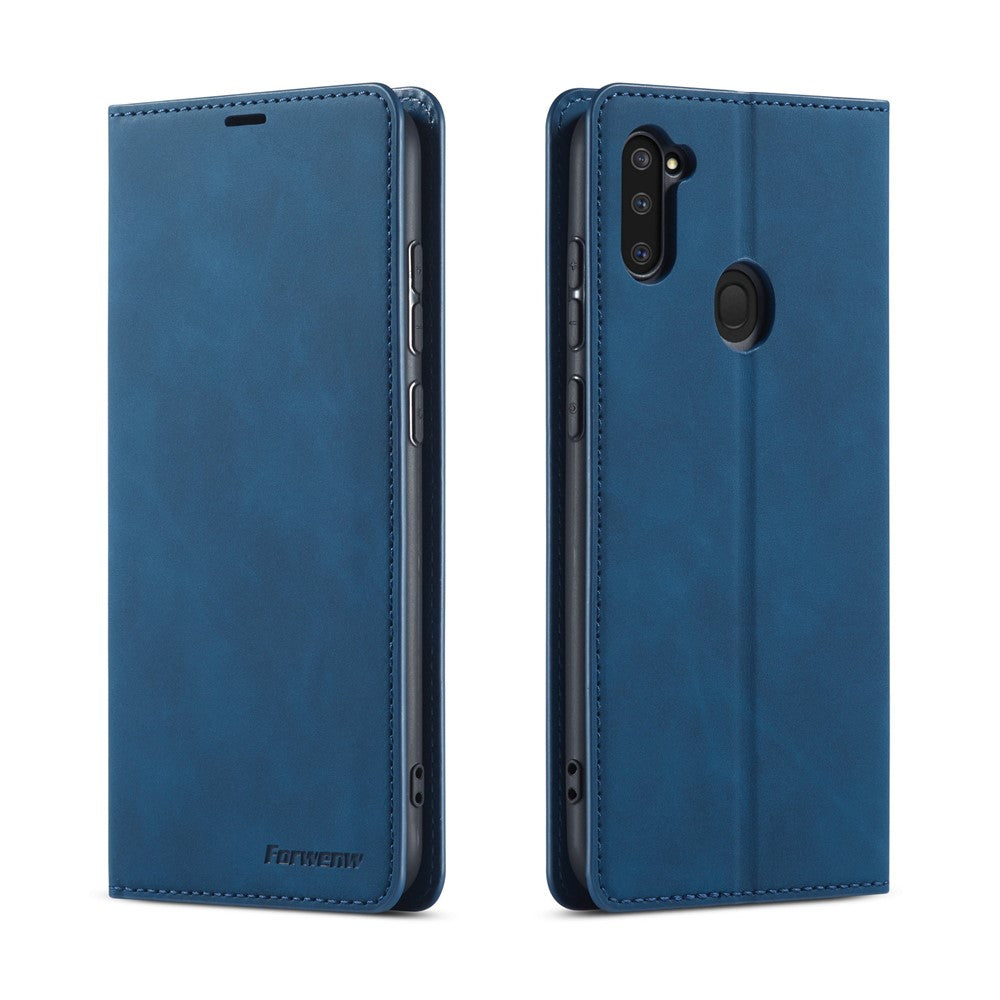 Galaxy A11 / M11 Wallet-Hülle – mit Kartenfächer & Stoßfest