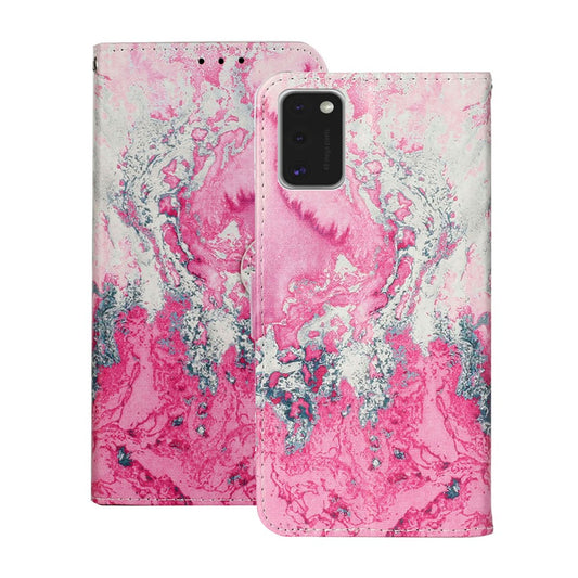 Galaxy A41 Wallethülle – Mit Musterdruck, Ständer & Kartenfächer