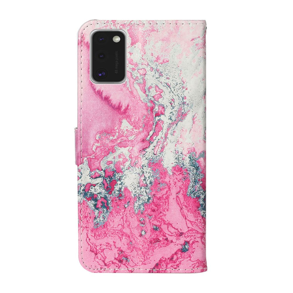 Galaxy A41 Wallethülle – Mit Musterdruck, Ständer & Kartenfächer