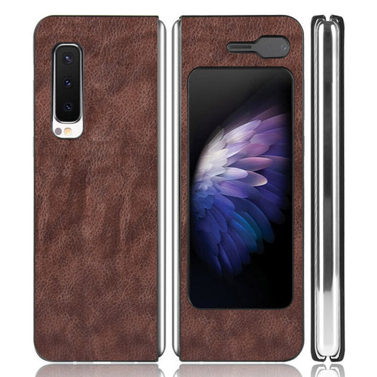 Galaxy Fold 1 4G/5G / W20 5G Schutzhülle – mit Litchi-Leder-Beschichtung
