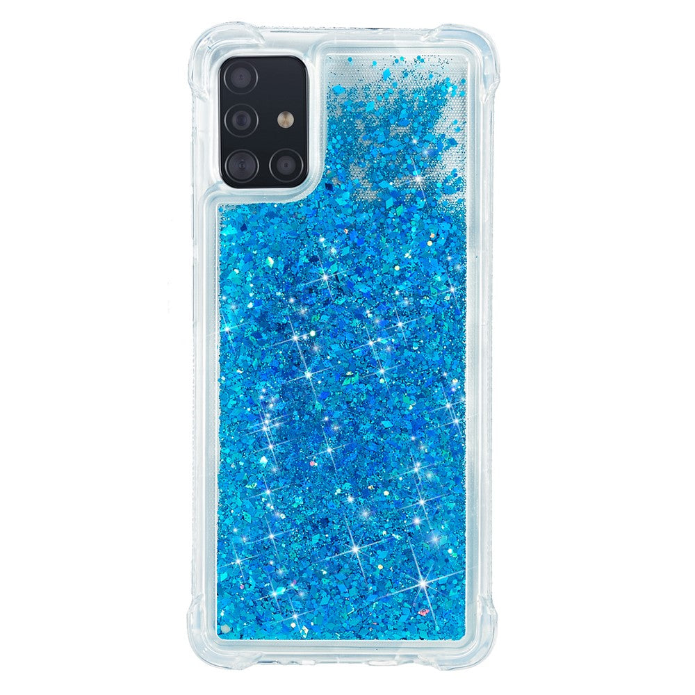 Galaxy A51 Glitzer-Hülle – Stoßfest & mit Treibsand