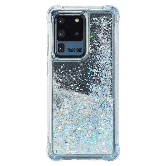Galaxy S20 Ultra Glitzer-Hülle – Stoßfest & mit Treibsand