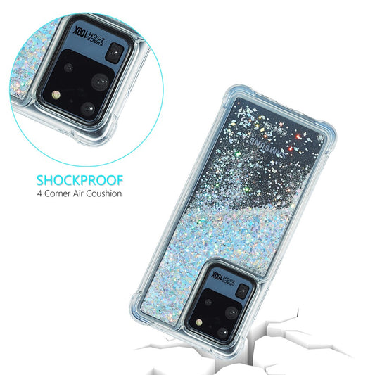 Galaxy S20 Ultra Glitzer-Hülle – Stoßfest & mit Treibsand