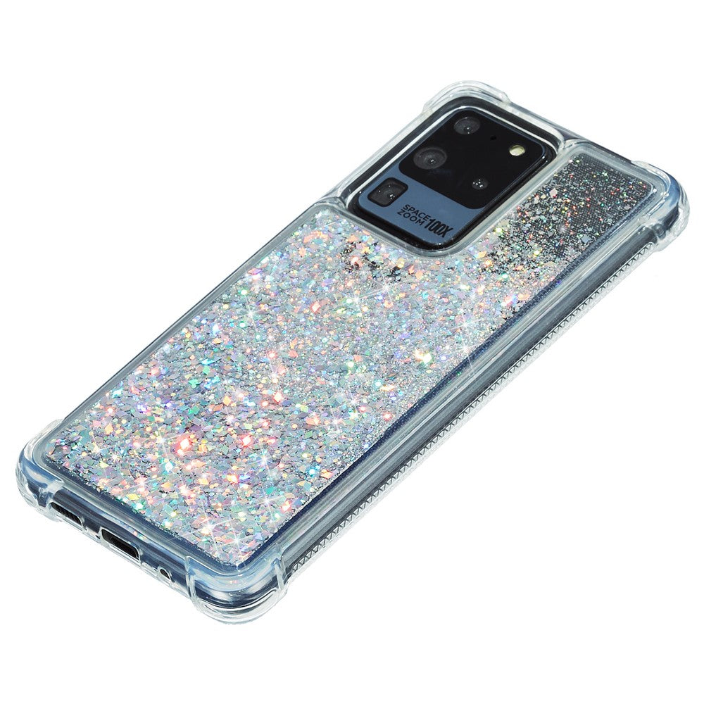 Galaxy S20 Ultra Glitzer-Hülle – Stoßfest & mit Treibsand