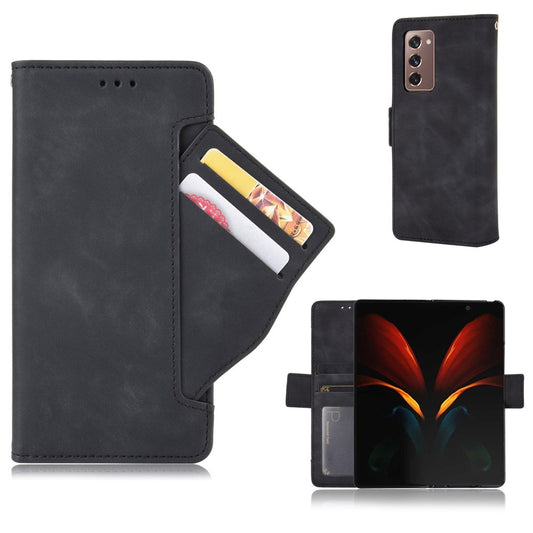 Galaxy Z Fold2 5G Multi-Slot Lederhülle – Mit Ständerfunktion und Brieftaschenfunktion