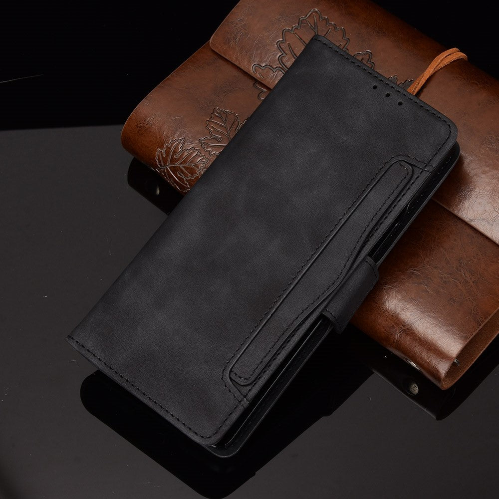 Galaxy Z Fold2 5G Multi-Slot Lederhülle – Mit Ständerfunktion und Brieftaschenfunktion