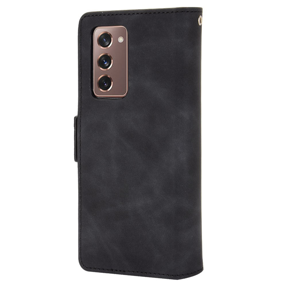 Galaxy Z Fold2 5G Multi-Slot Lederhülle – Mit Ständerfunktion und Brieftaschenfunktion