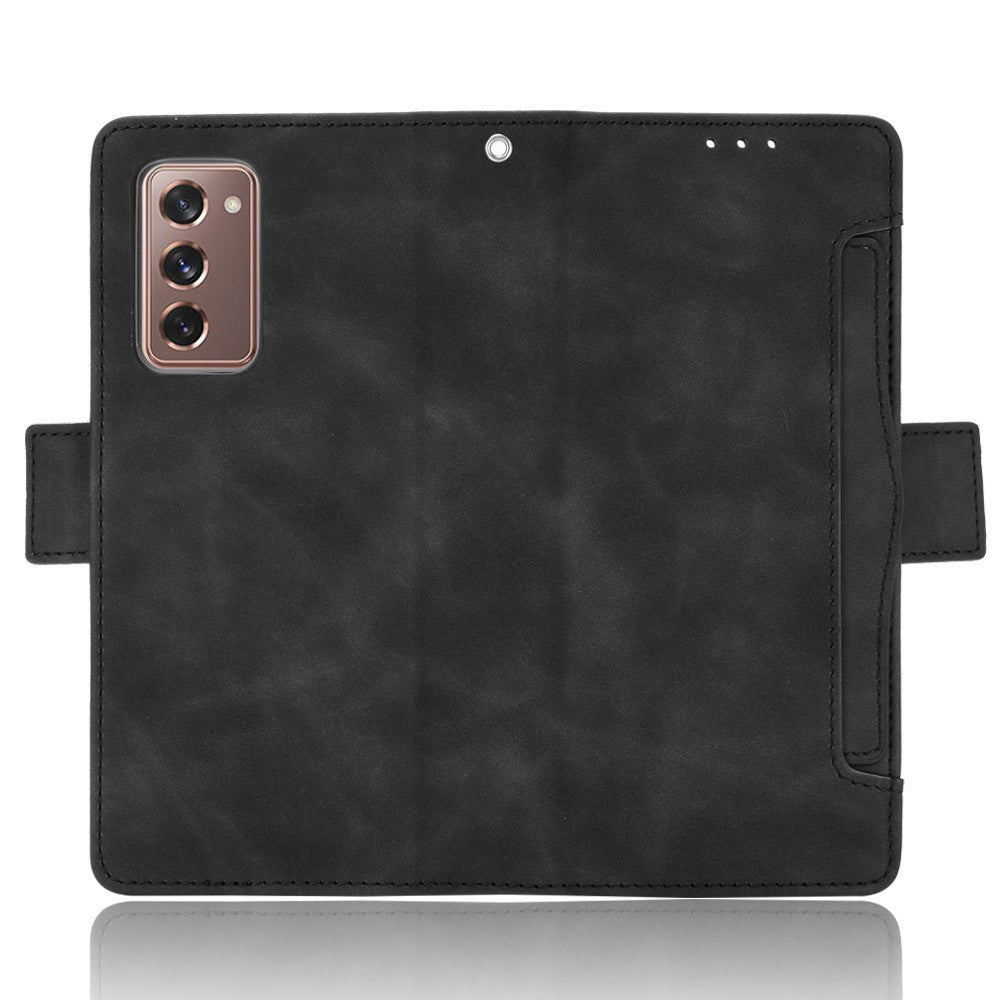 Galaxy Z Fold2 5G Multi-Slot Lederhülle – Mit Ständerfunktion und Brieftaschenfunktion