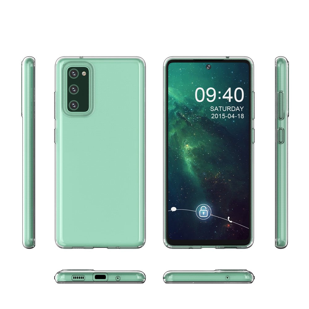 Galaxy S20 FE 4G/5G / S20 Lite / S20 FE 2022 Transparente Hülle – Kratzfest, weich & stoßfest
