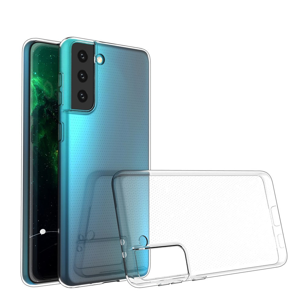 Galaxy S21 Plus Transparente Hülle – Kratzfest, weich & stoßfest