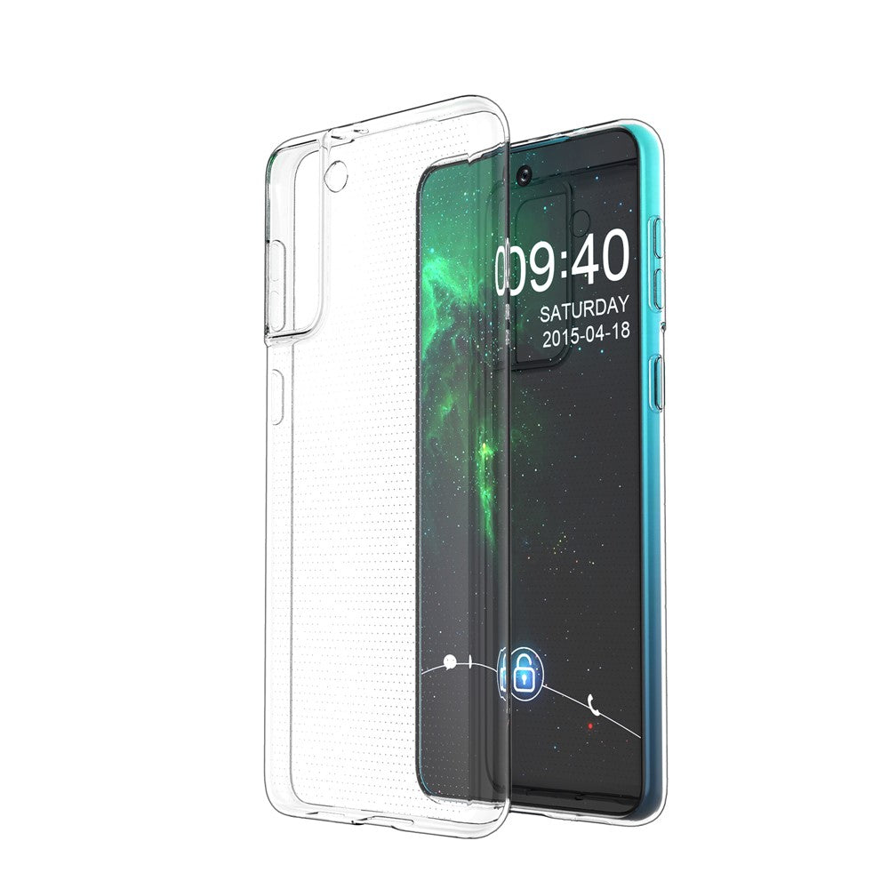 Galaxy S21 Plus Transparente Hülle – Kratzfest, weich & stoßfest