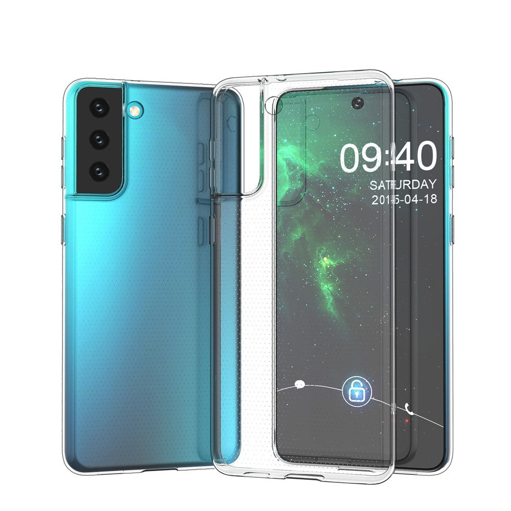 Galaxy S21 Plus Transparente Hülle – Kratzfest, weich & stoßfest