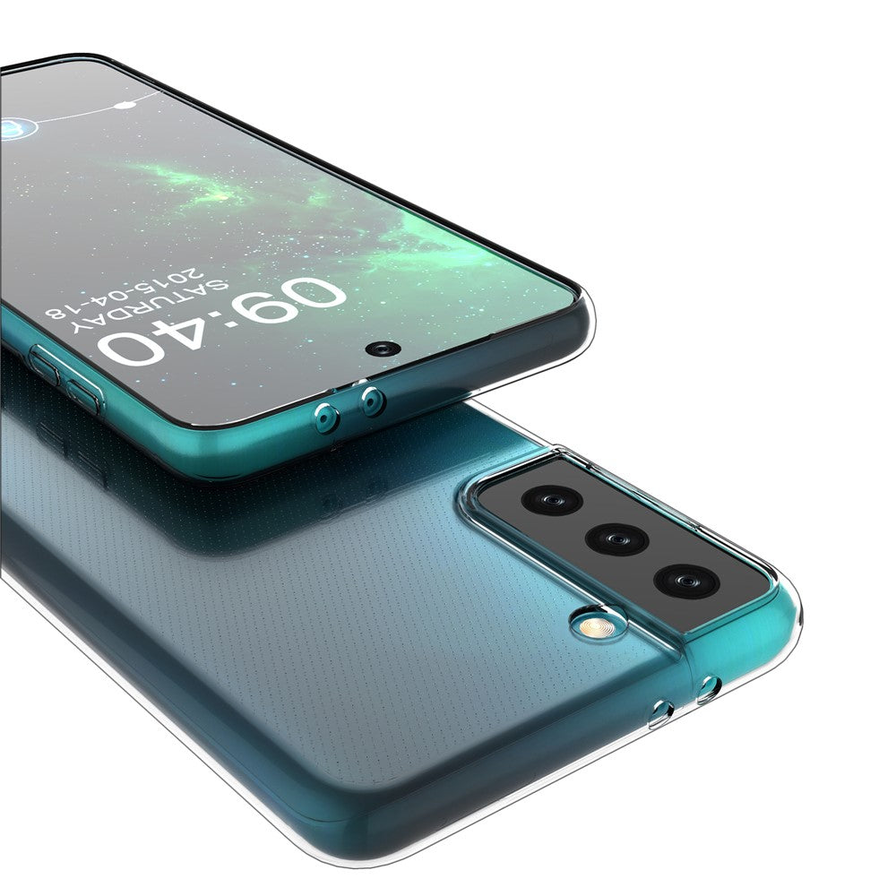 Galaxy S21 Plus Transparente Hülle – Kratzfest, weich & stoßfest