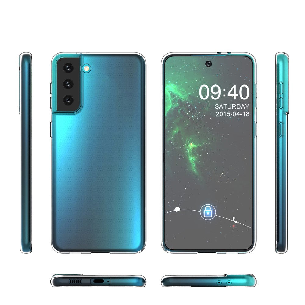 Galaxy S21 Plus Transparente Hülle – Kratzfest, weich & stoßfest