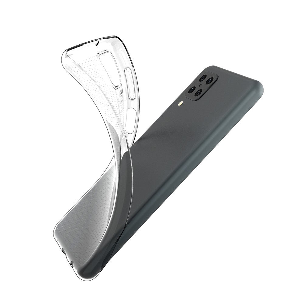 Galaxy A12 Transparente Hülle – Kratzfest, weich & stoßfest