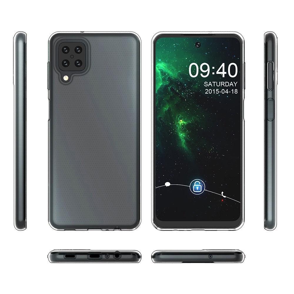 Galaxy A12 Transparente Hülle – Kratzfest, weich & stoßfest