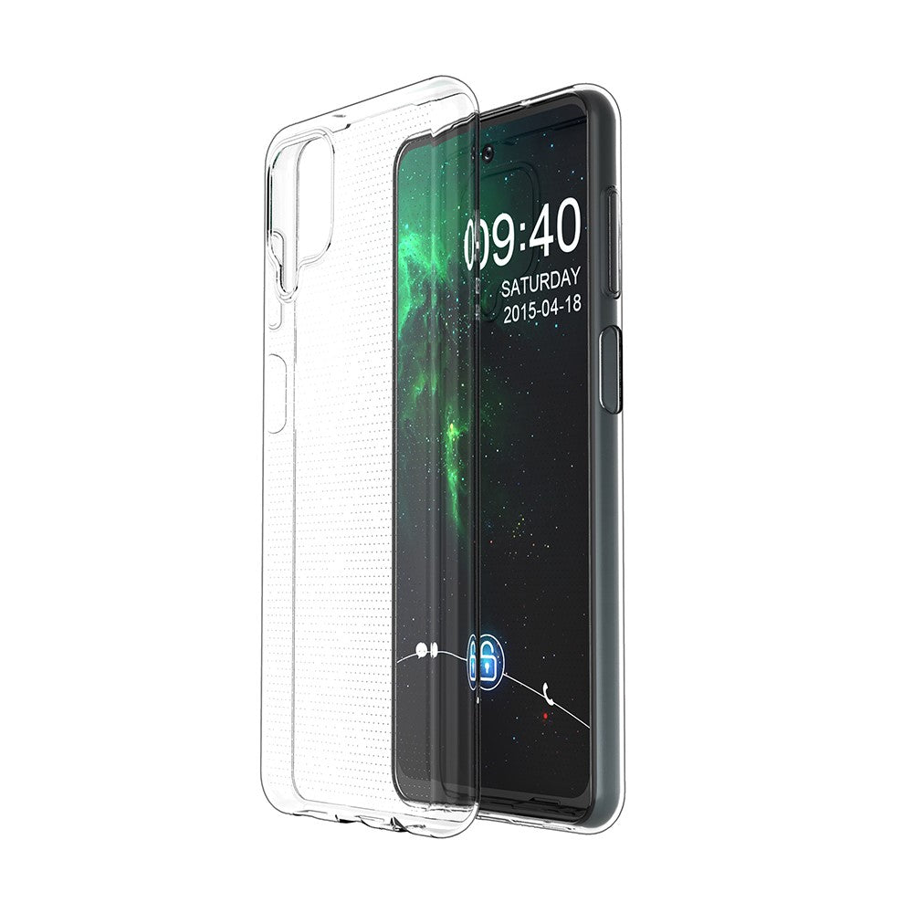 Galaxy A12 Transparente Hülle – Kratzfest, weich & stoßfest