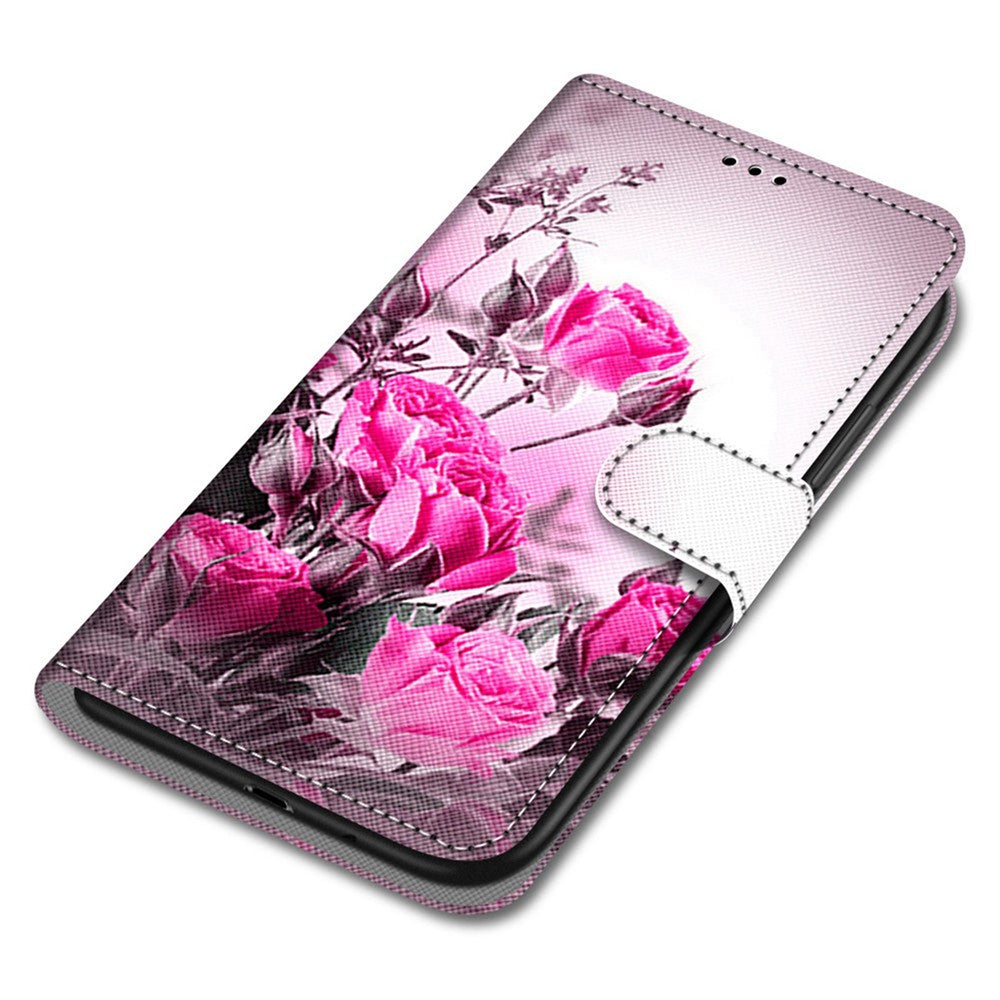 Galaxy S21 4G/5G Wallet-Hülle – Muster, Mit Kartenfächer & Ständer