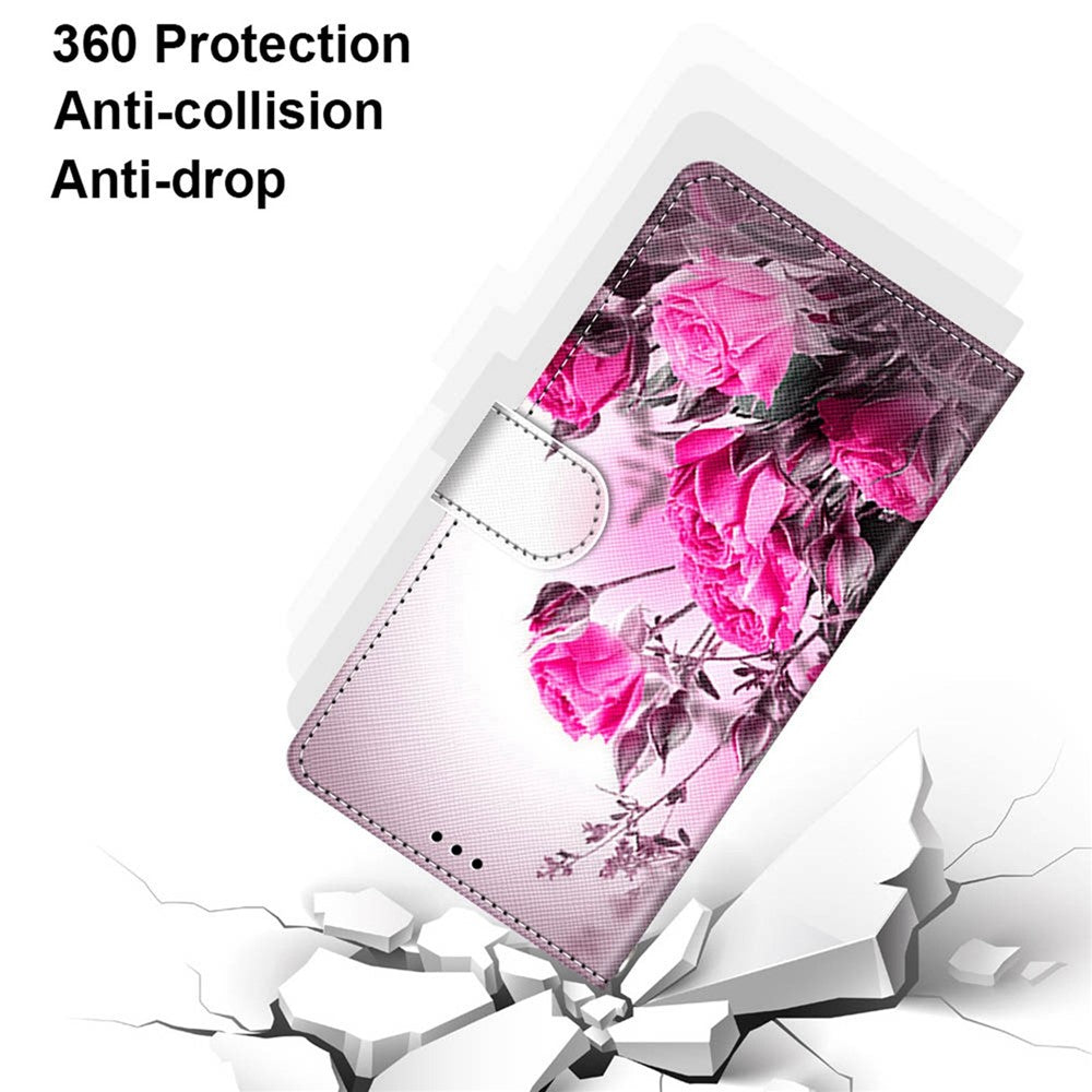 Galaxy S21 4G/5G Wallet-Hülle – Muster, Mit Kartenfächer & Ständer
