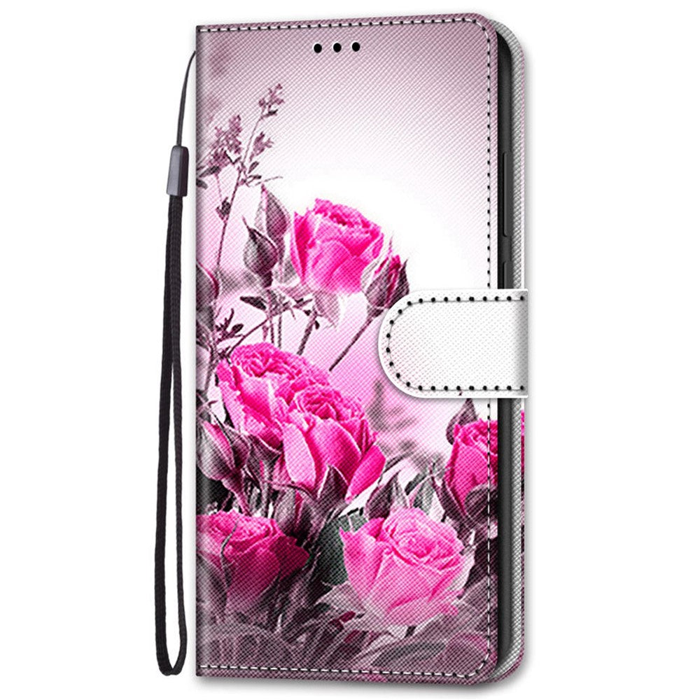 Galaxy S21 4G/5G Wallet-Hülle – Muster, Mit Kartenfächer & Ständer
