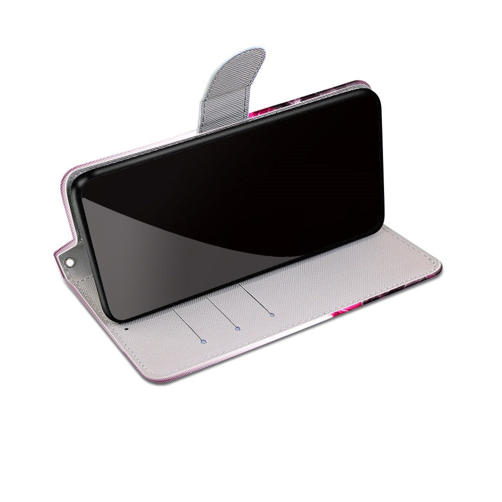 Galaxy S21 4G/5G Wallet-Hülle – Muster, Mit Kartenfächer & Ständer