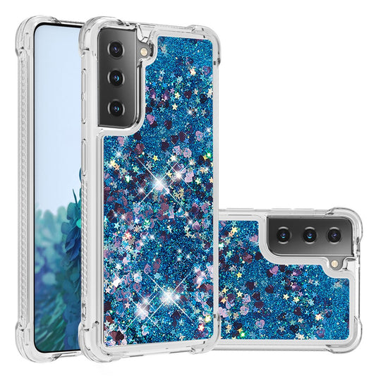 Galaxy S21 Plus 5G Glitzer-Hülle – Stoßfest & mit Treibsand