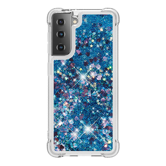Galaxy S21 Plus 5G Glitzer-Hülle – Stoßfest & mit Treibsand