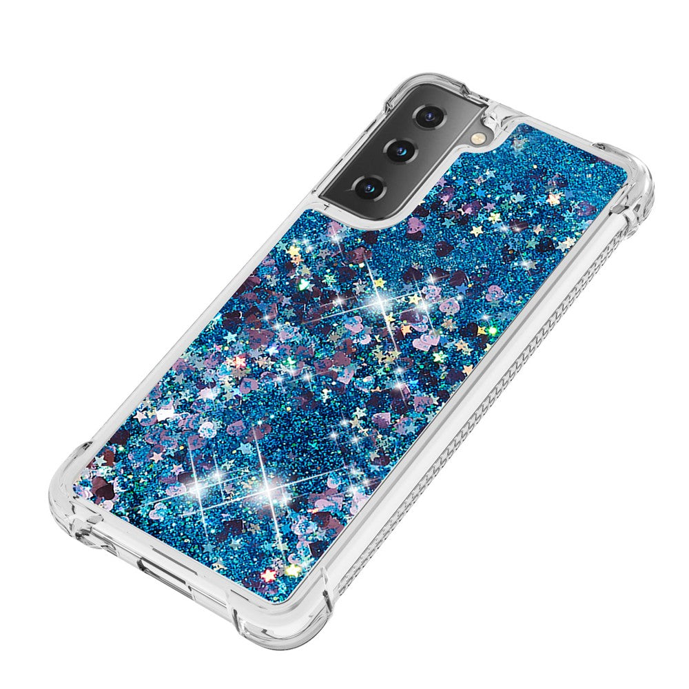 Galaxy S21 Plus 5G Glitzer-Hülle – Stoßfest & mit Treibsand