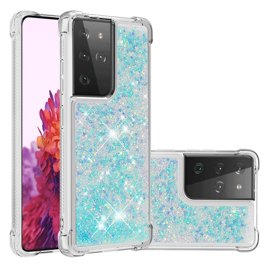 Galaxy S21 Ultra 5G Glitzer-Hülle – Stoßfest & mit Treibsand