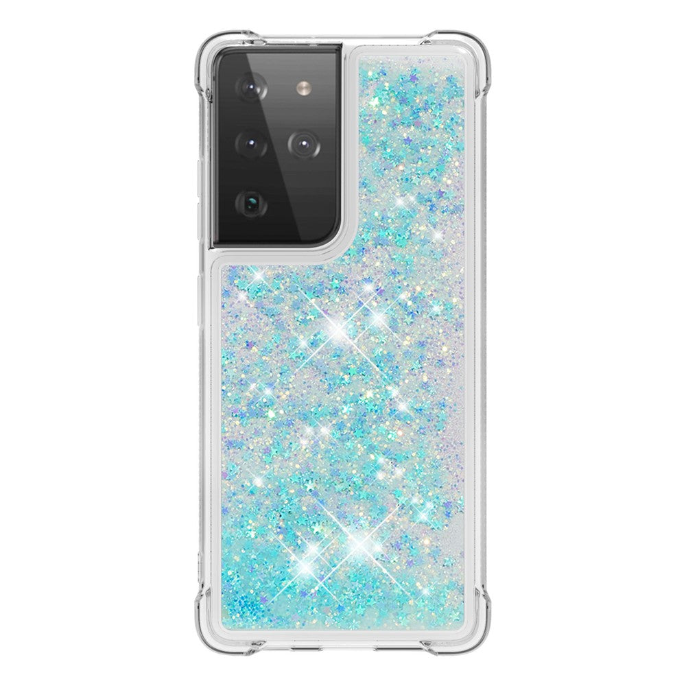 Galaxy S21 Ultra 5G Glitzer-Hülle – Stoßfest & mit Treibsand