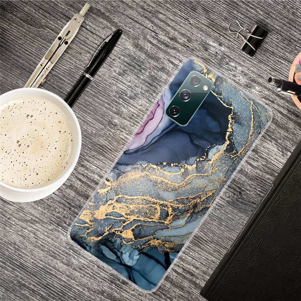 Galaxy S20 FE 4G/5G / S20 Lite/S20 FE 2022 Stoßfeste Hülle – Mit Marmormuster