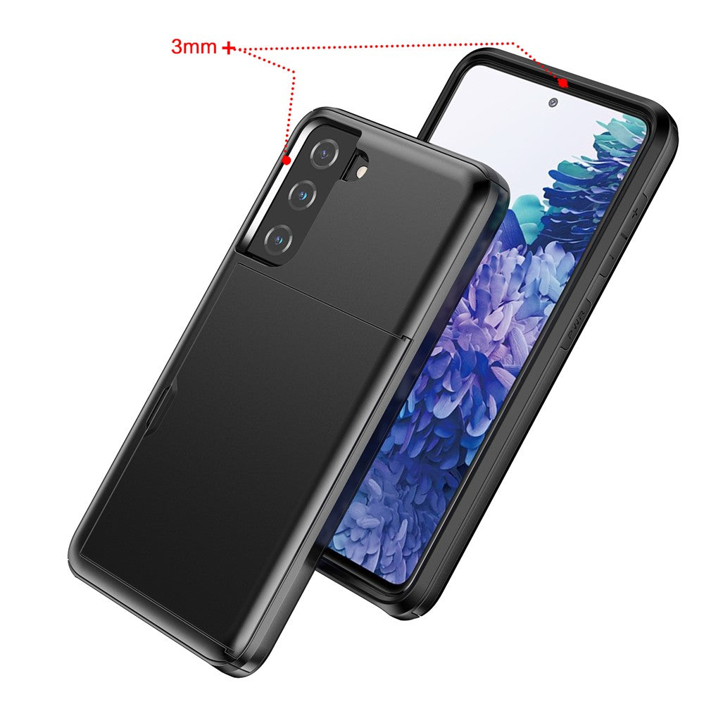 Galaxy S21 Plus 5G Schiebekartensteckplatz-Hülle – Mit Kratzfestem Design