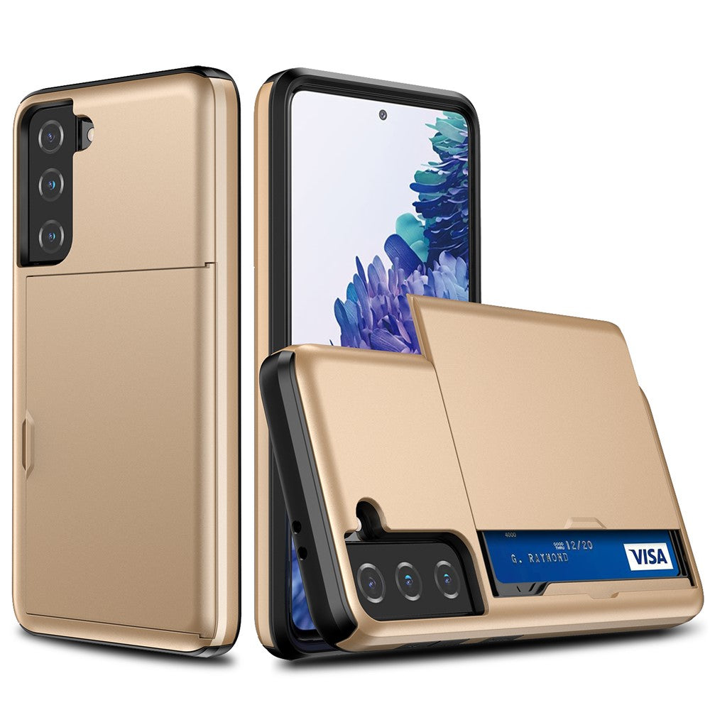 Galaxy S21 Plus 5G Schiebekartensteckplatz-Hülle – Mit Kratzfestem Design