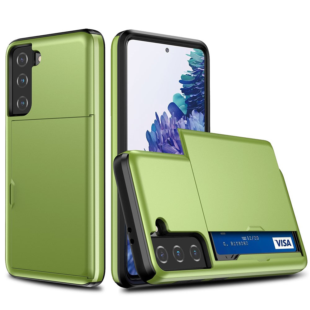 Galaxy S21 Plus 5G Schiebekartensteckplatz-Hülle – Mit Kratzfestem Design