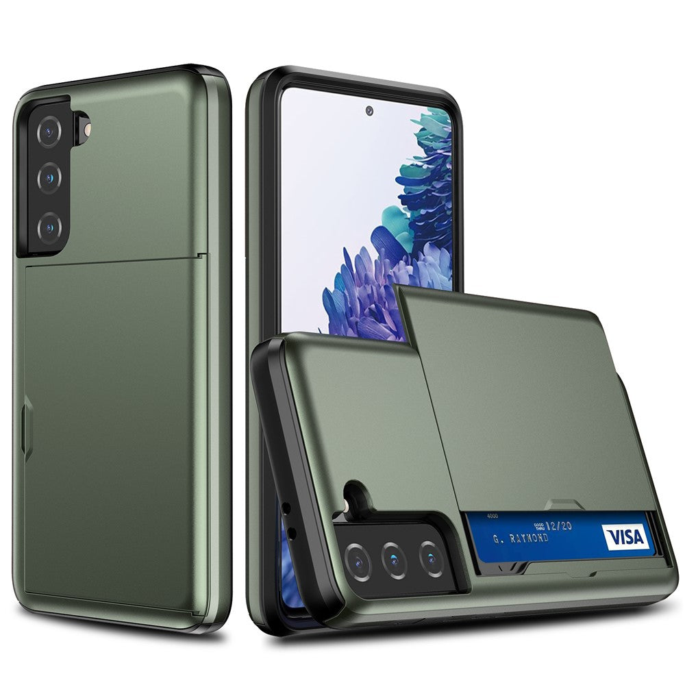Galaxy S21 Plus 5G Schiebekartensteckplatz-Hülle – Mit Kratzfestem Design