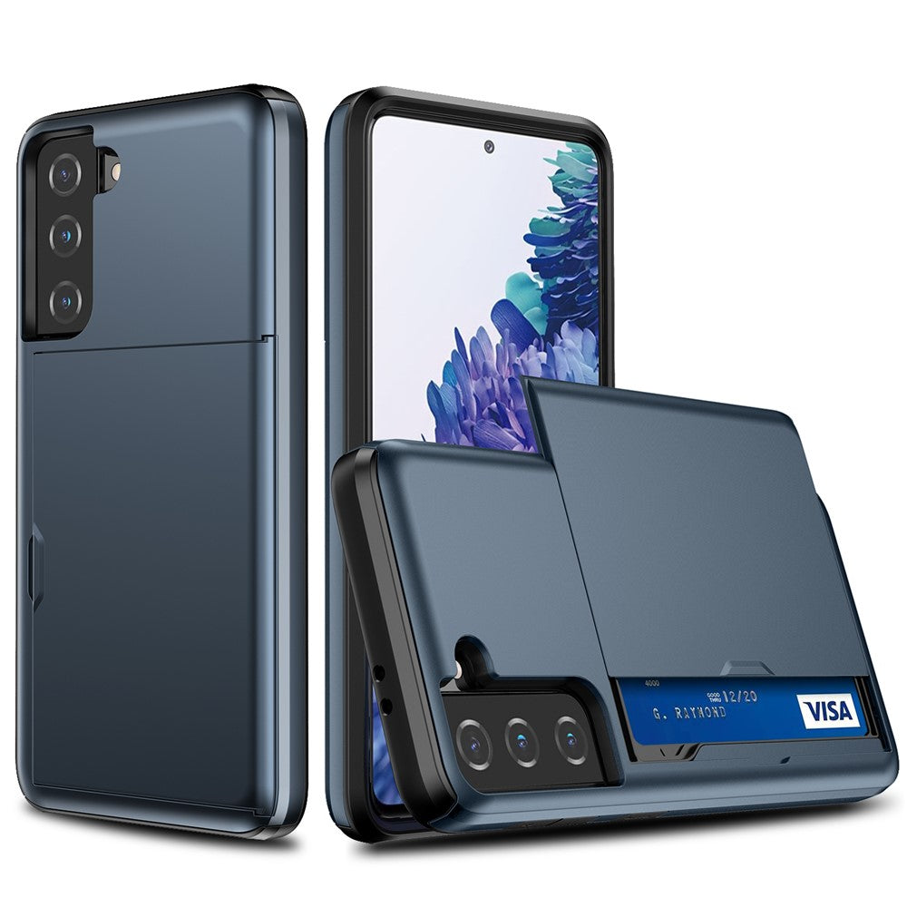 Galaxy S21 Plus 5G Schiebekartensteckplatz-Hülle – Mit Kratzfestem Design