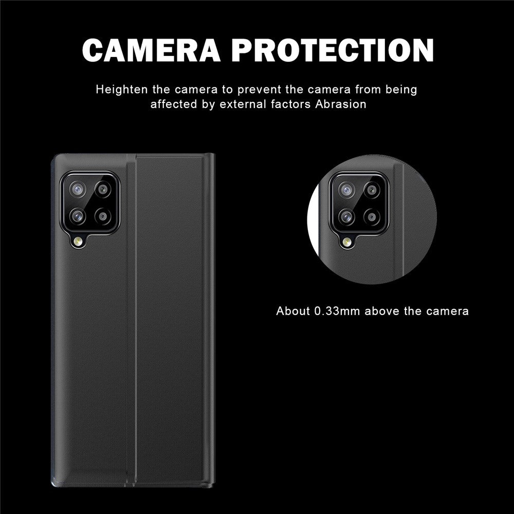 Galaxy A12 Elegante Hülle – Mit Magnetfunktion & Ansichtsfenster