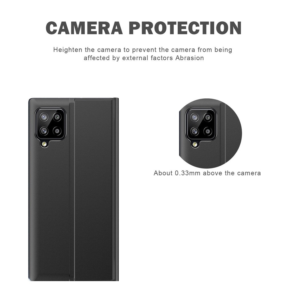 Galaxy A12 Elegante Hülle – Mit Magnetfunktion & Ansichtsfenster