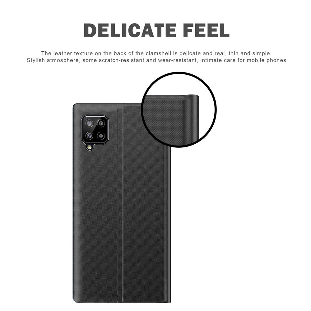 Galaxy A12 Elegante Hülle – Mit Magnetfunktion & Ansichtsfenster