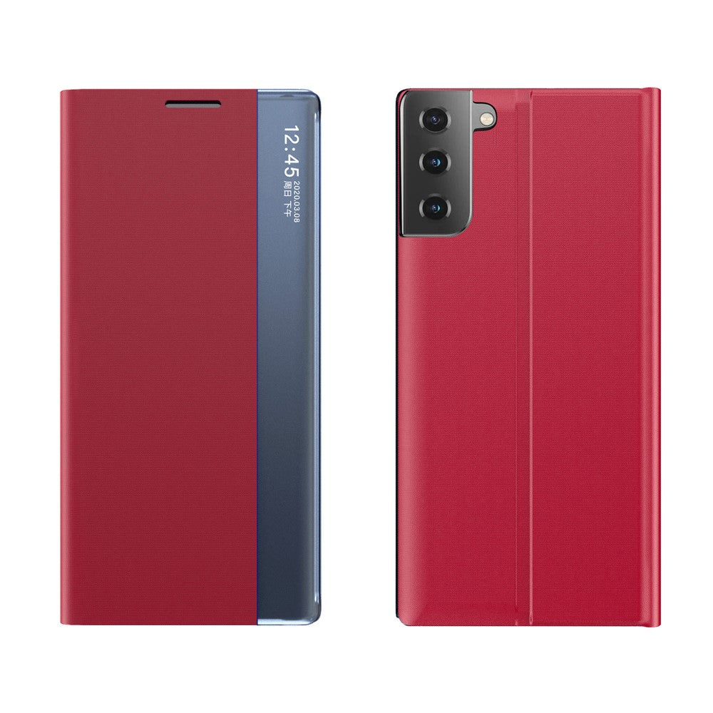 Galaxy S21 4G/5G Elegante Hülle – Mit Magnetfunktion & Ansichtsfenster