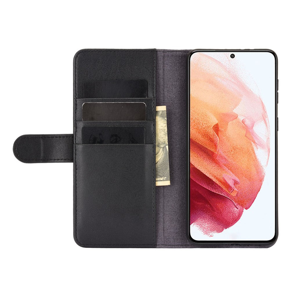 Galaxy S21 Plus Echtleder Hülle mit Kartenfach