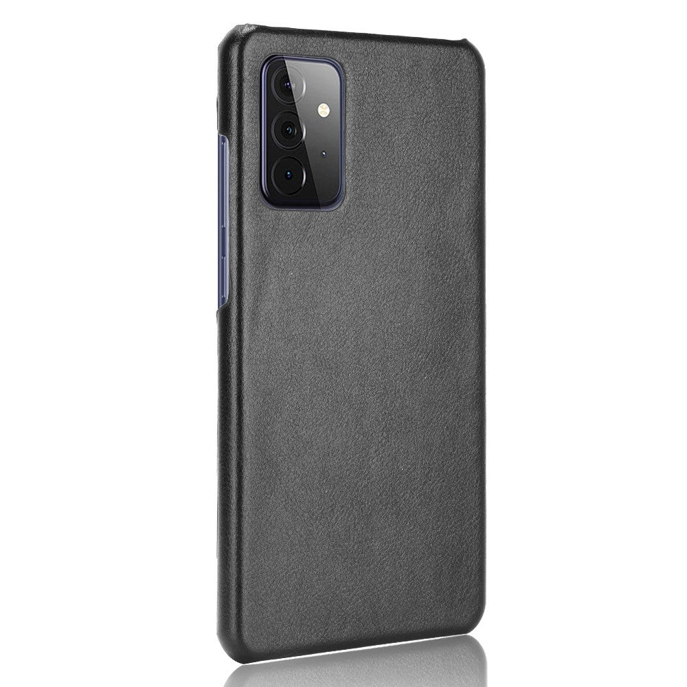 Galaxy A72 5G/4G Schutzhülle – mit Litchi-Leder-Beschichtung