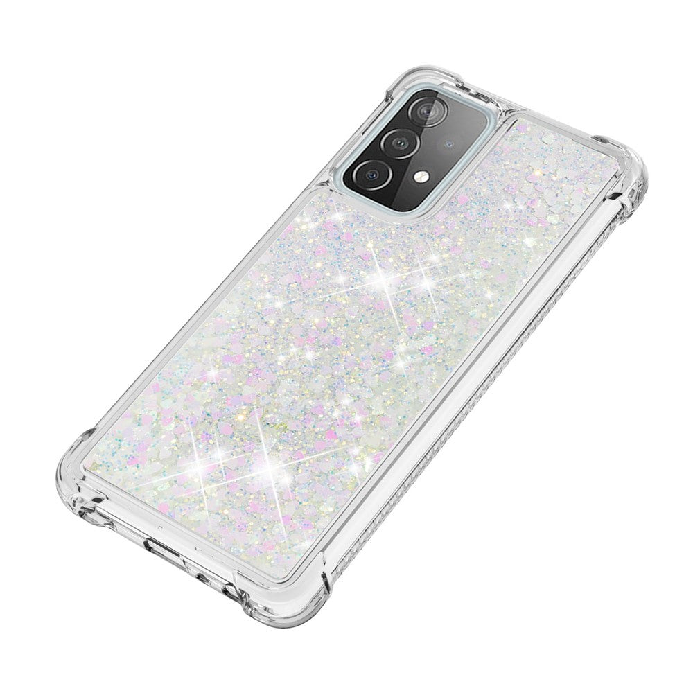 Galaxy A52 4G/5G / A52s 5G Glitzer-Hülle – Stoßfest & mit Treibsand