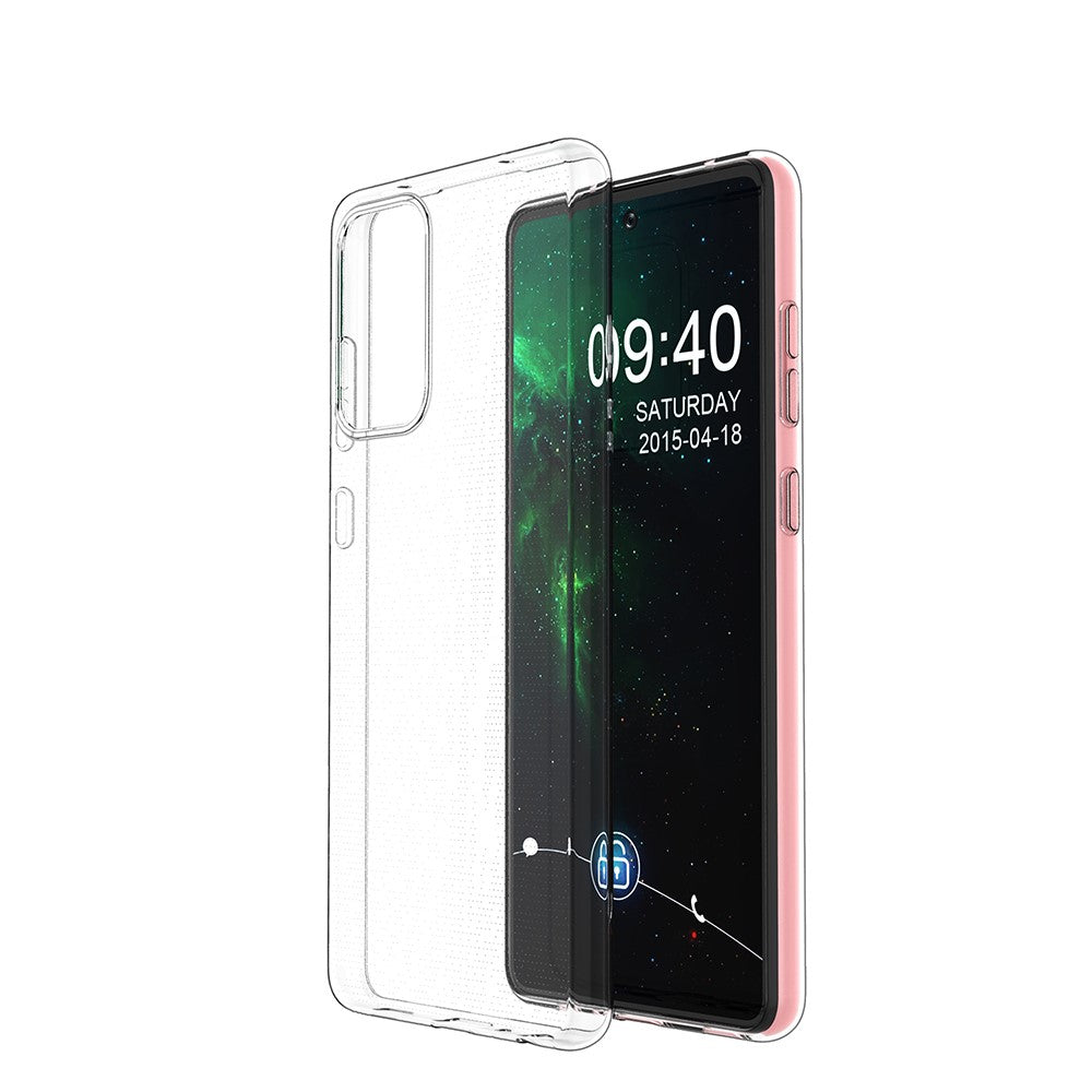 Galaxy A72 4G/5G Transparente Hülle – Kratzfest, weich & stoßfest