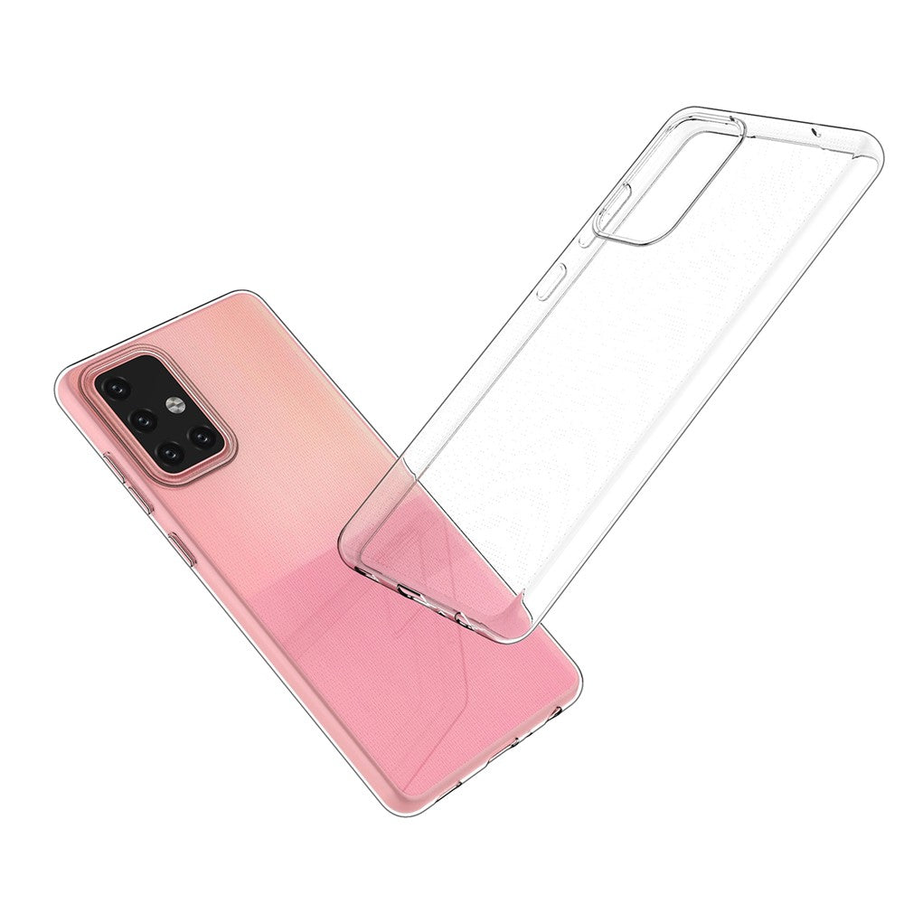 Galaxy A72 4G/5G Transparente Hülle – Kratzfest, weich & stoßfest