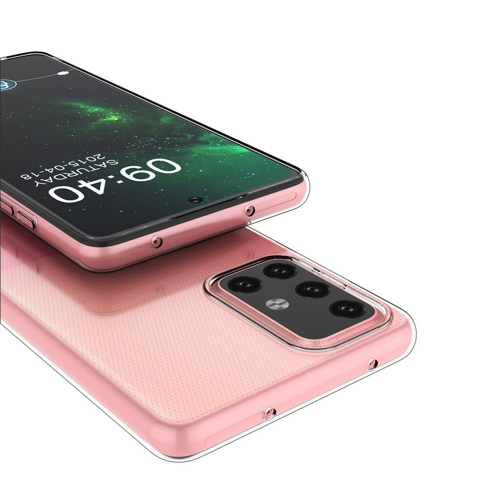 Galaxy A72 4G/5G Transparente Hülle – Kratzfest, weich & stoßfest