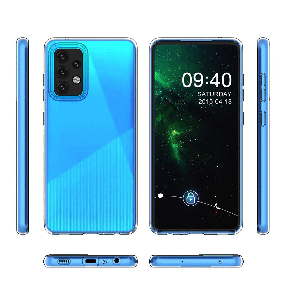 Galaxy A52 4G/5G / A52s 5G Transparente Hülle – Kratzfest, weich & stoßfest