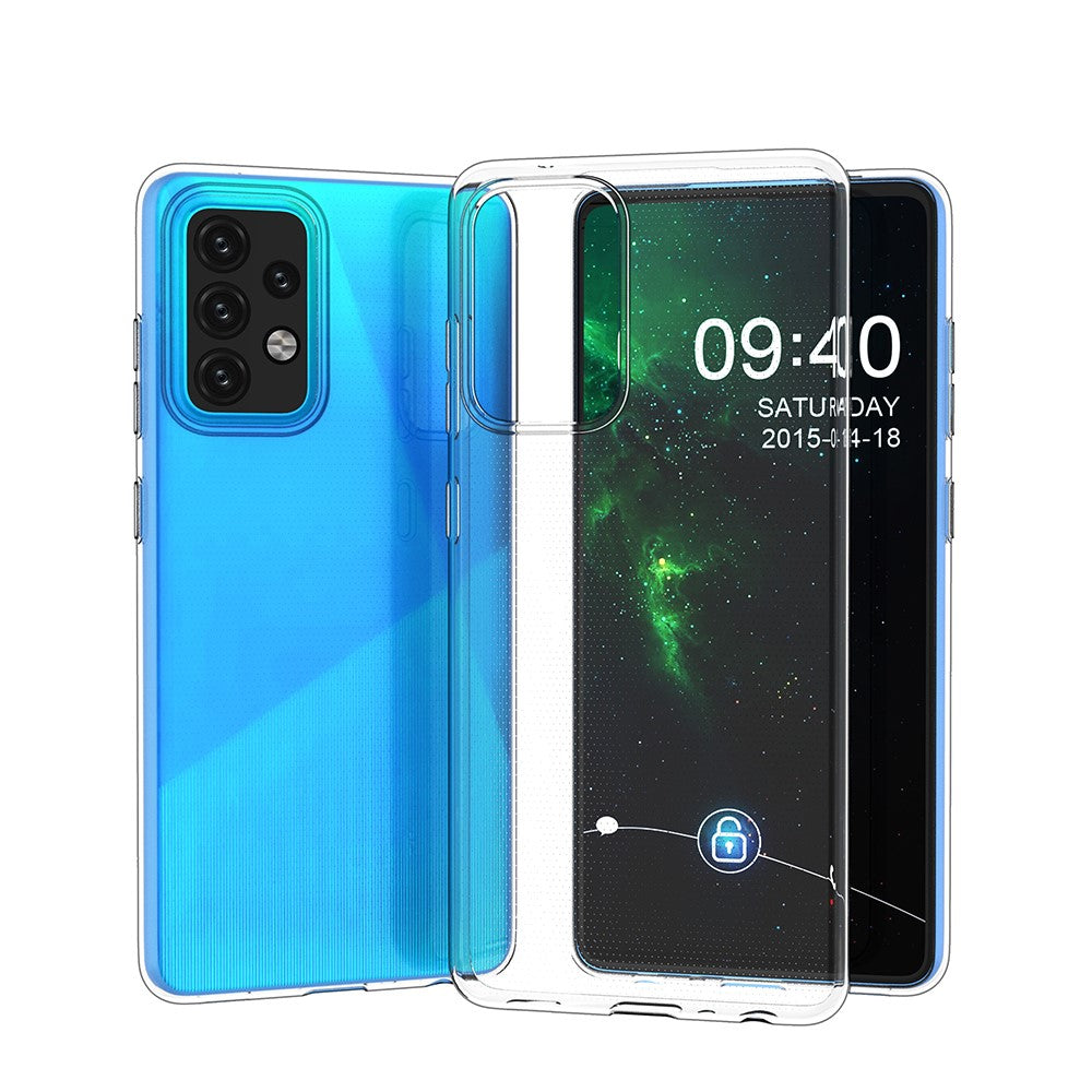 Galaxy A52 4G/5G / A52s 5G Transparente Hülle – Kratzfest, weich & stoßfest