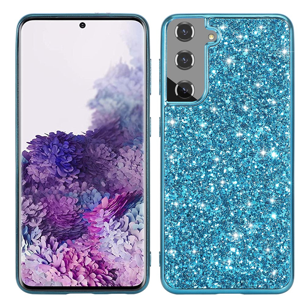 Galaxy S21 Plus 5G Schutzhülle – Funkelnde Glitzer-Rückseite